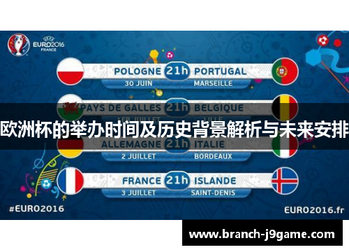 欧洲杯的举办时间及历史背景解析与未来安排
